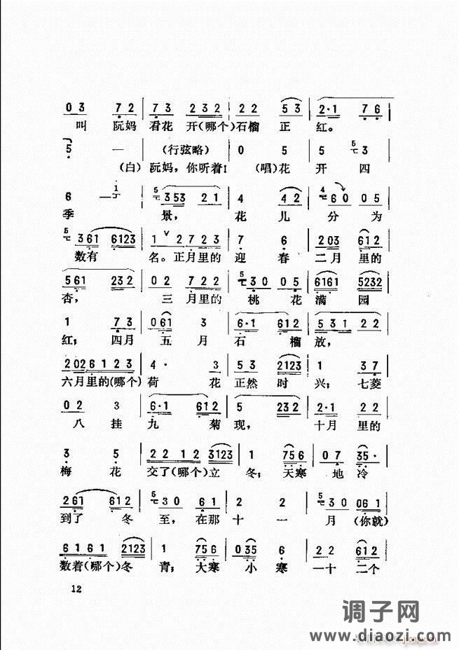 唱腔选 目录前言1-60