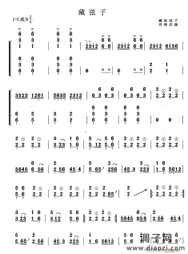 藏弦子（黄梅改编版）