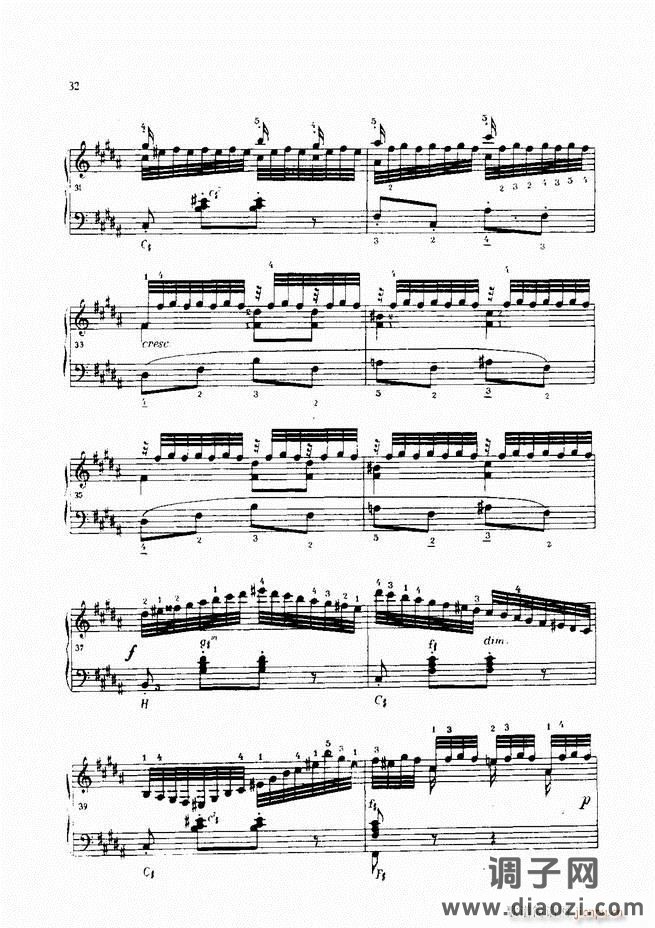 车尔尼手风琴练习曲集 Ⅳ