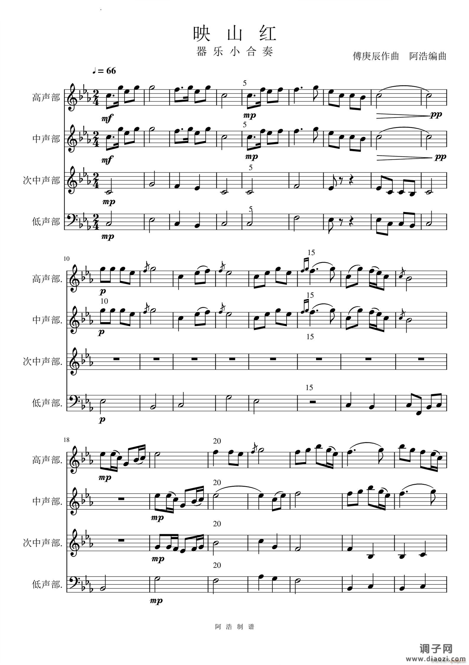 映山红器乐合奏