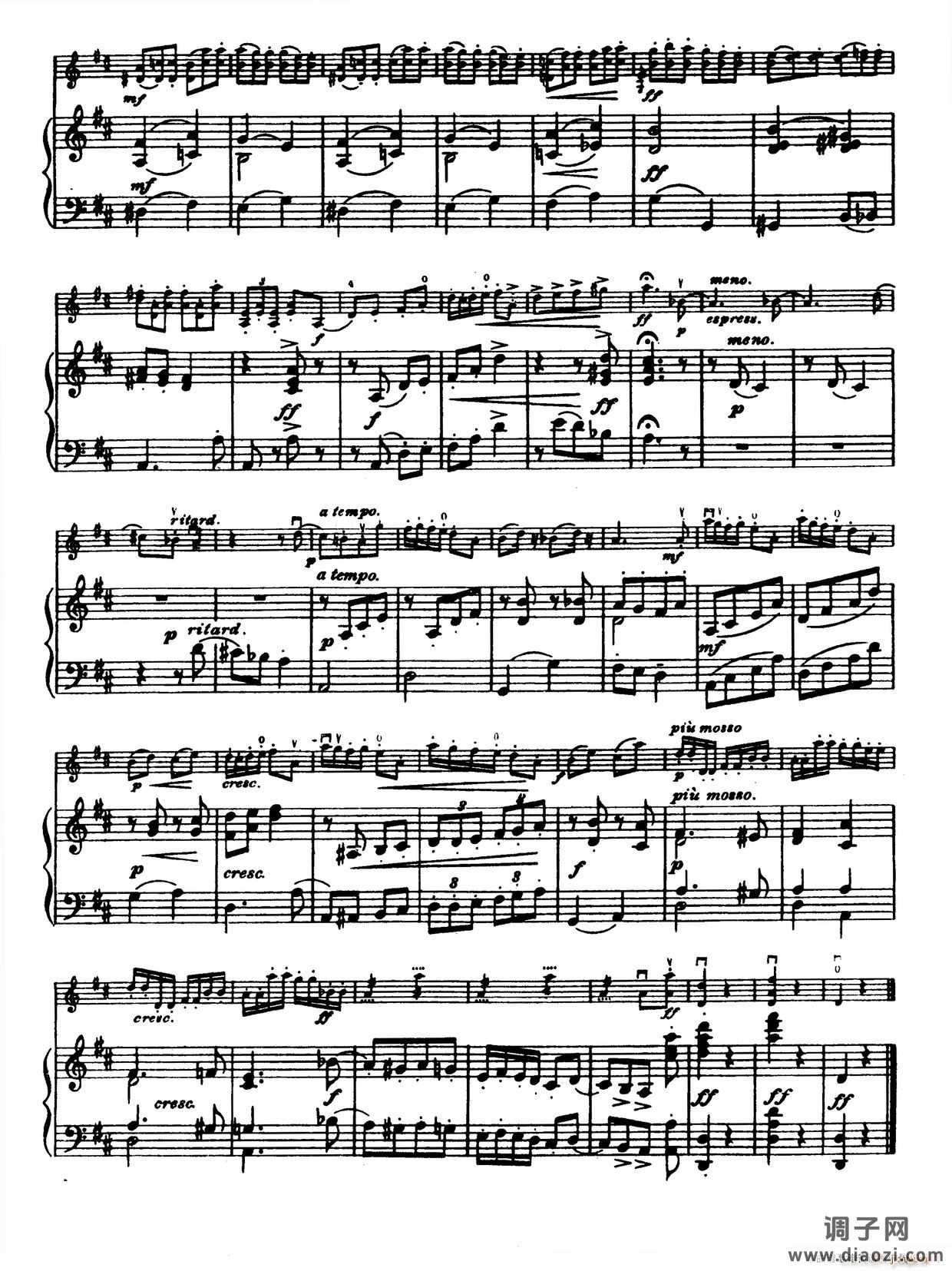 D大调学生协奏曲（塞茨作品第14号）