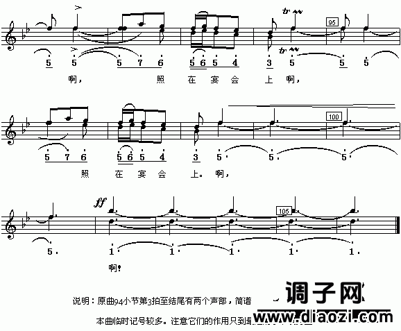 饮酒歌（歌剧《茶花女》选曲）