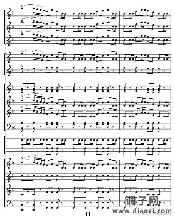 威廉退尔序曲(军乐 )线11