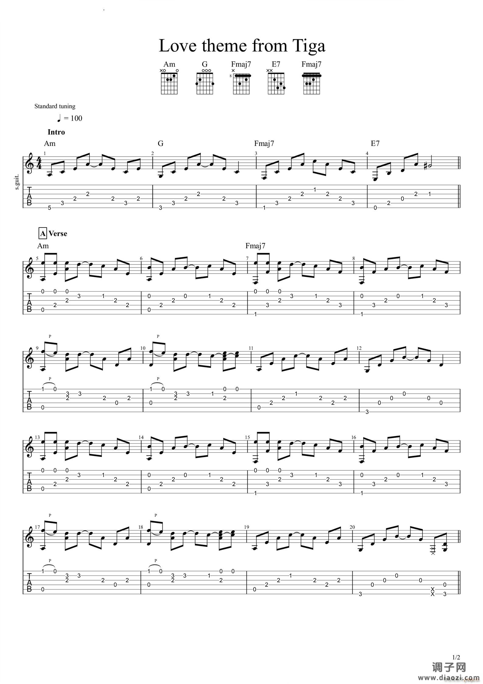 Love theme from Tiga