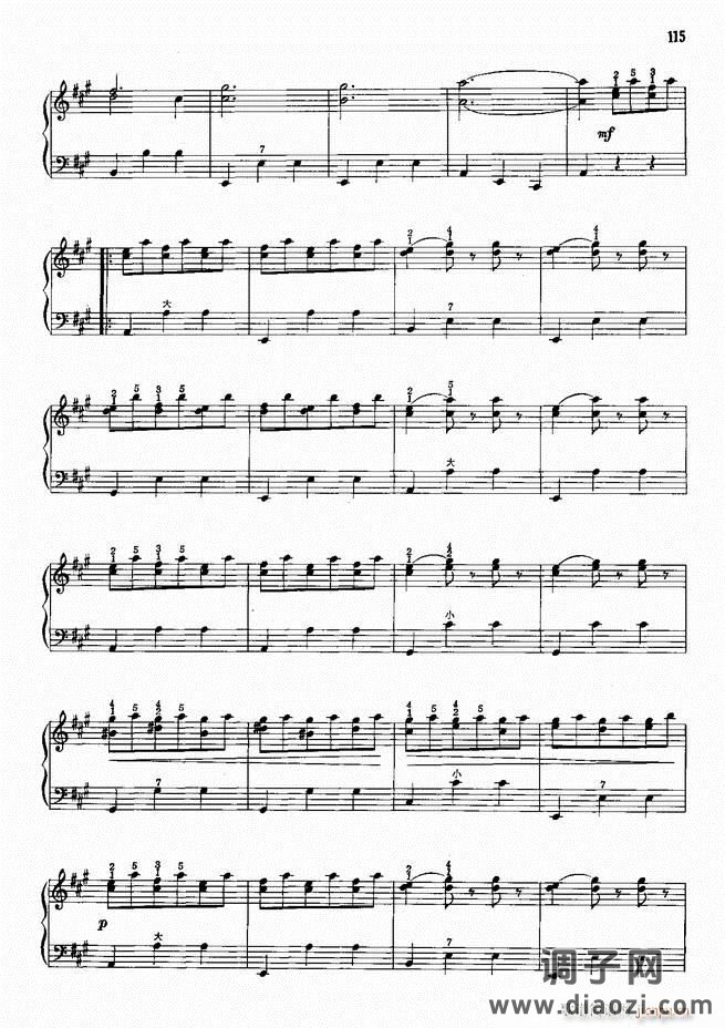 手风琴中外名曲72首101-190