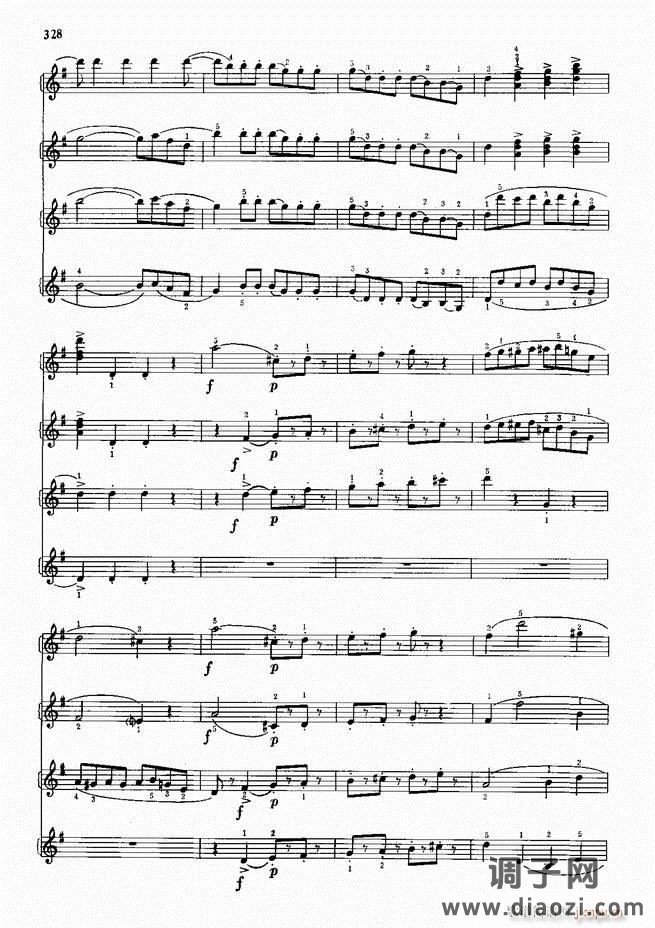 手风琴中外名曲91首301-352