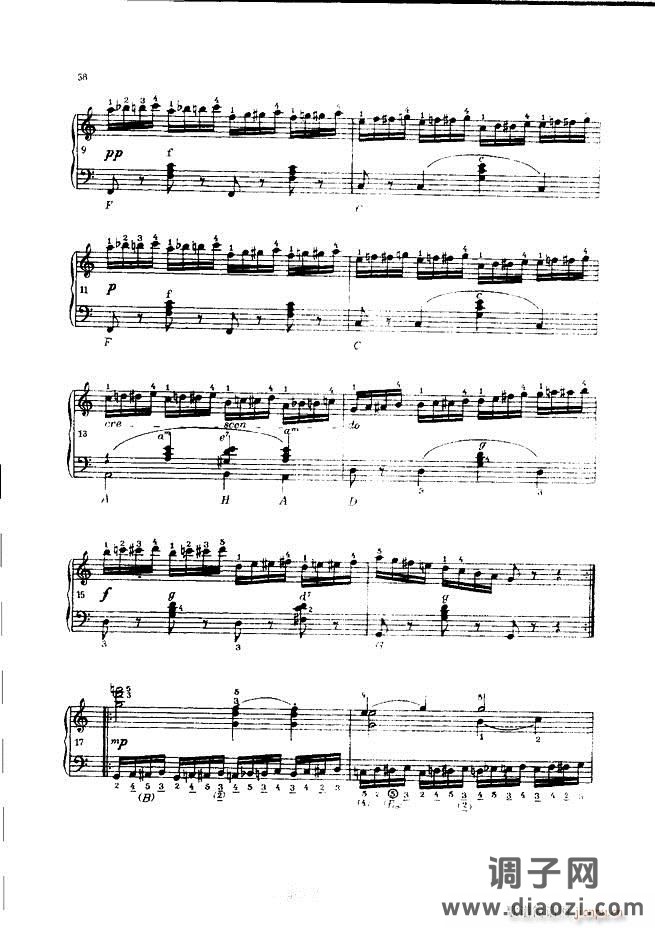 车尔尼手风琴练习曲集 Ⅲ