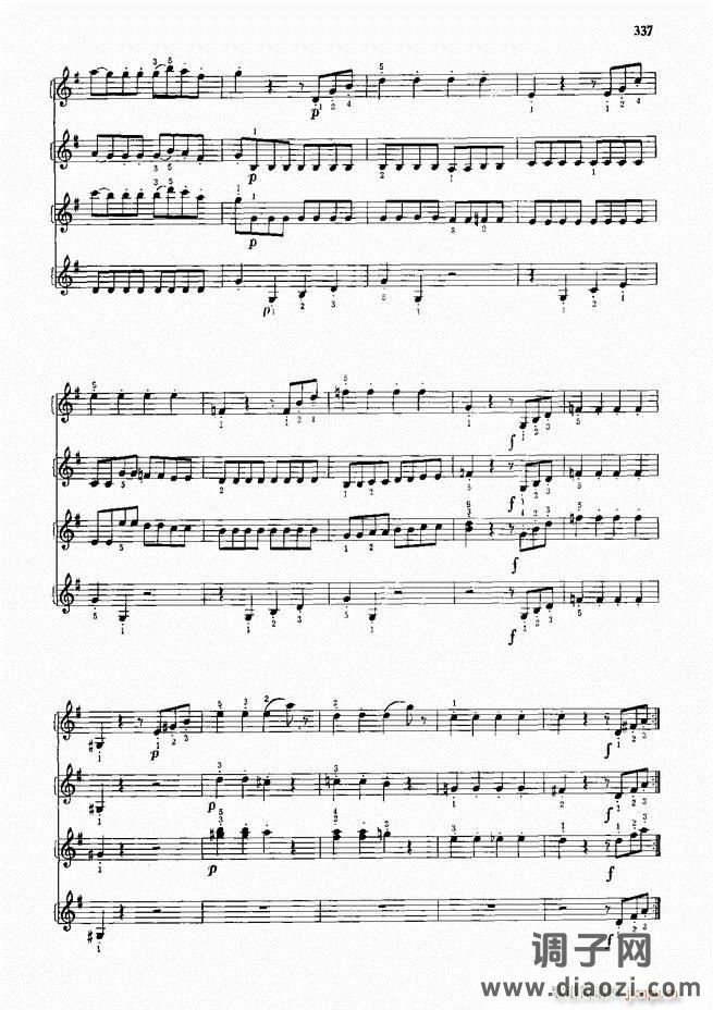 手风琴中外名曲91首301-352