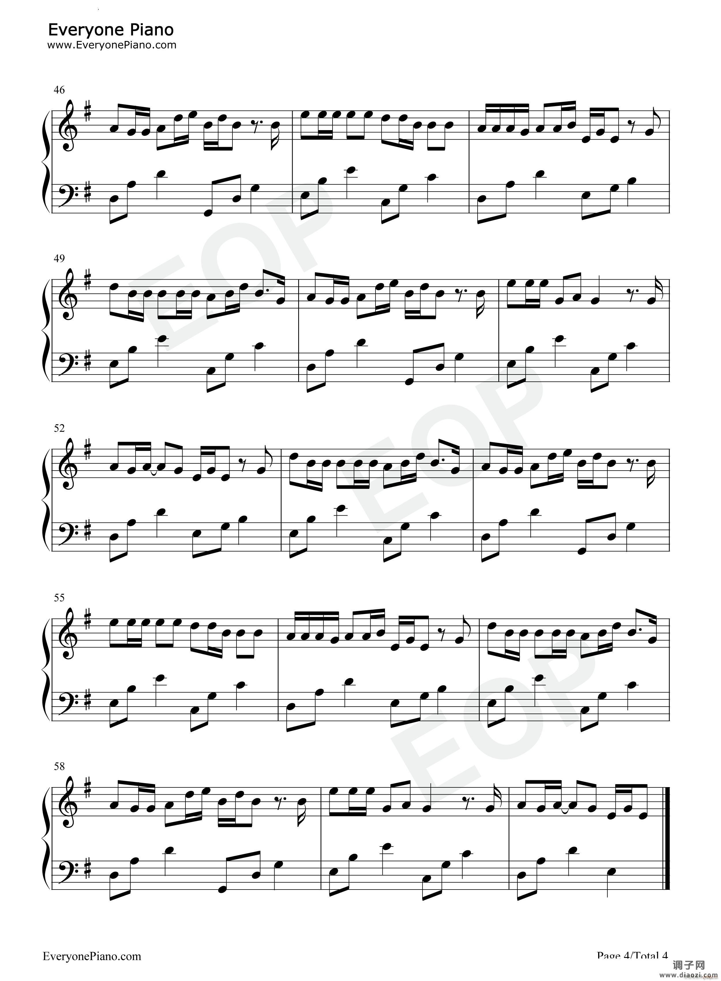 听悲伤的情歌原调简单版