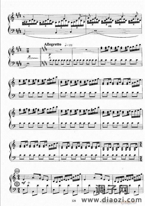 手风琴考级教程121-140