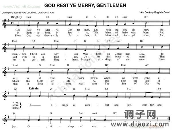 63 GOD REST YE MERRY GENTLEMEN