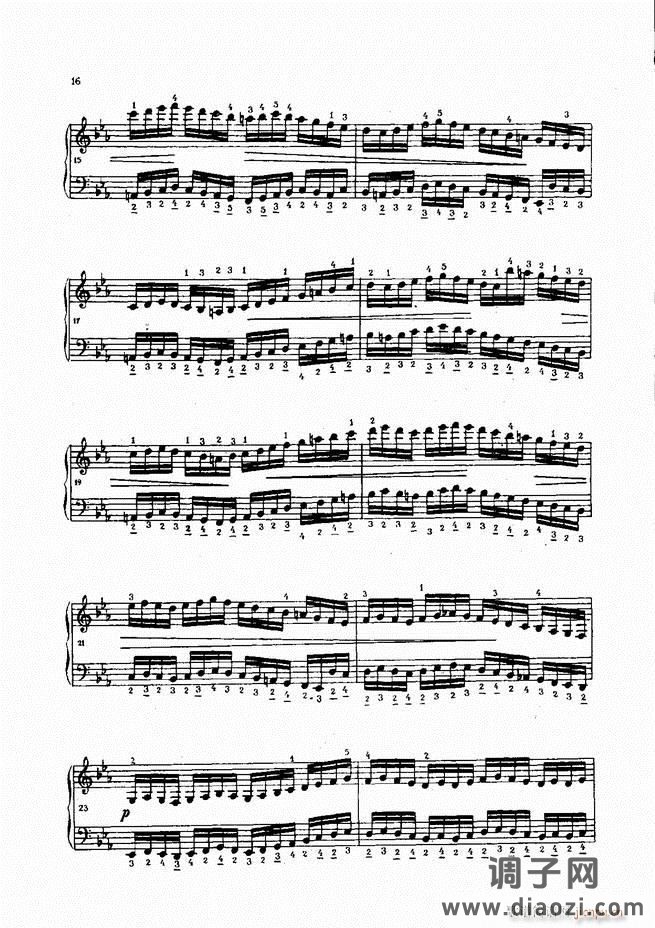 车尔尼手风琴练习曲集 Ⅳ