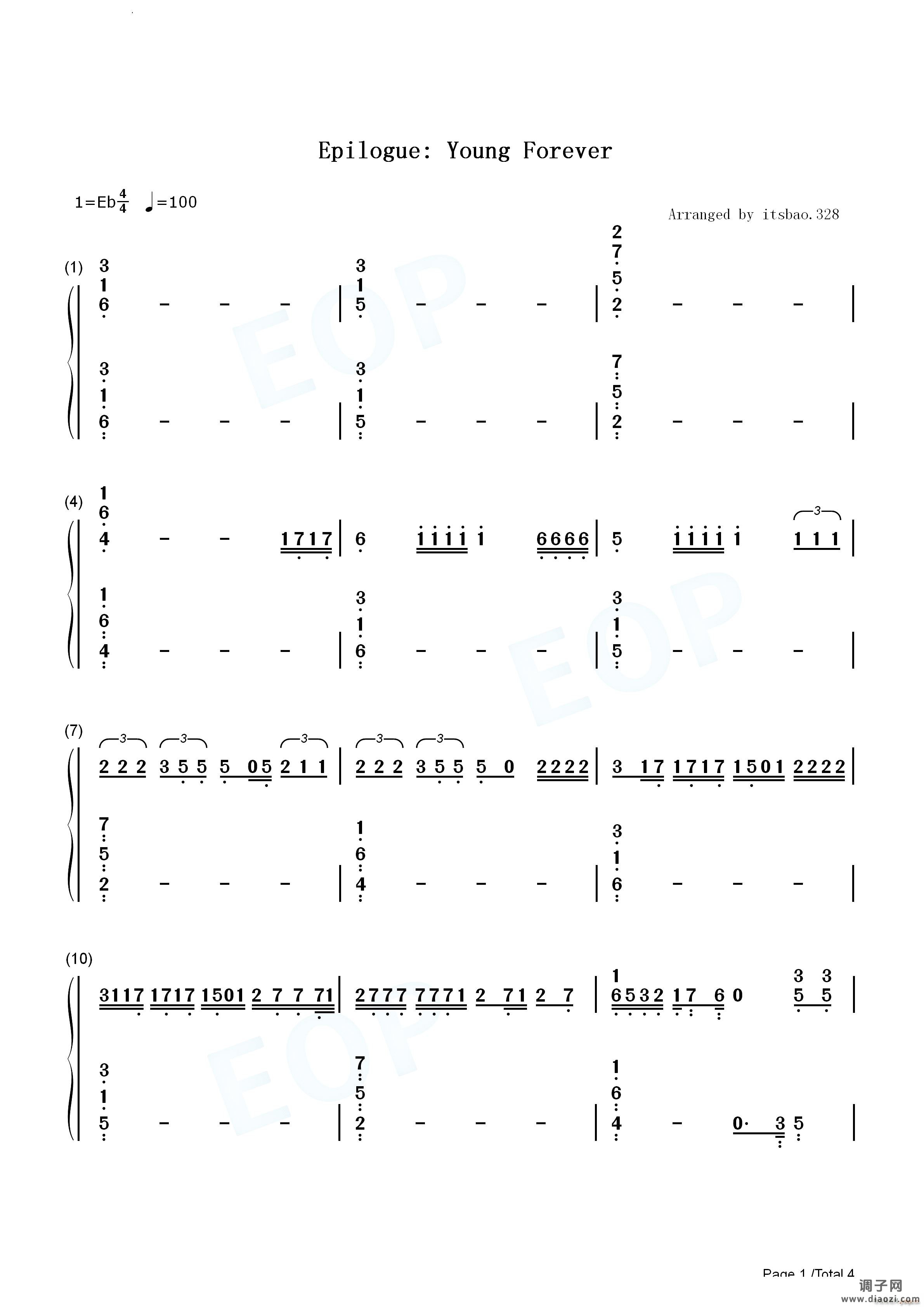 Epilogue Young Forever