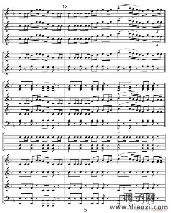 威廉退尔序曲(军乐 )线05