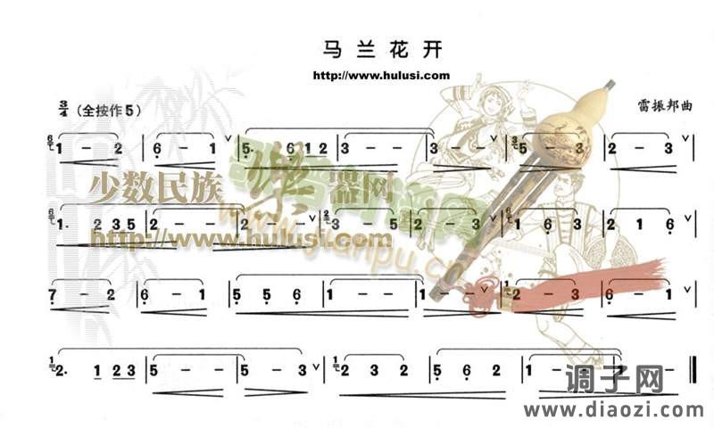 马兰花开(葫芦丝演奏)
