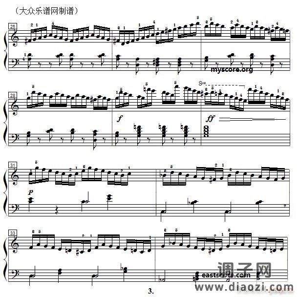 车尔尼《 钢琴快速练习曲》（Czerny 299）第1首 及练习提示