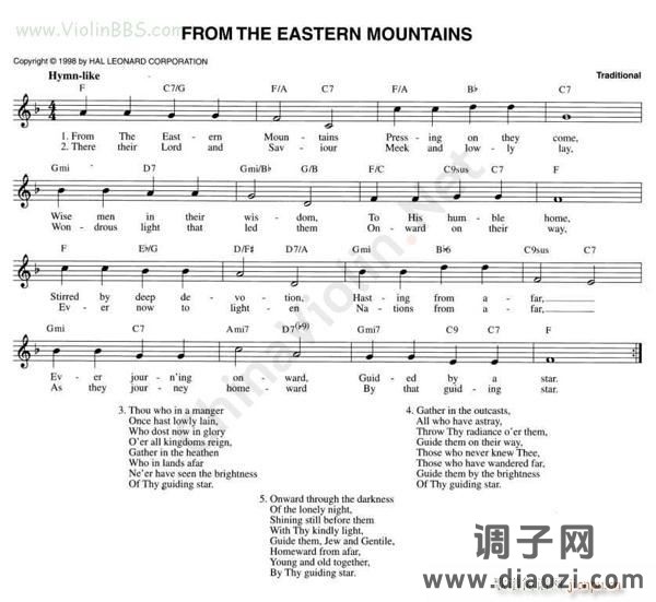 57 FROM THE EASTERN MOUNTAINS