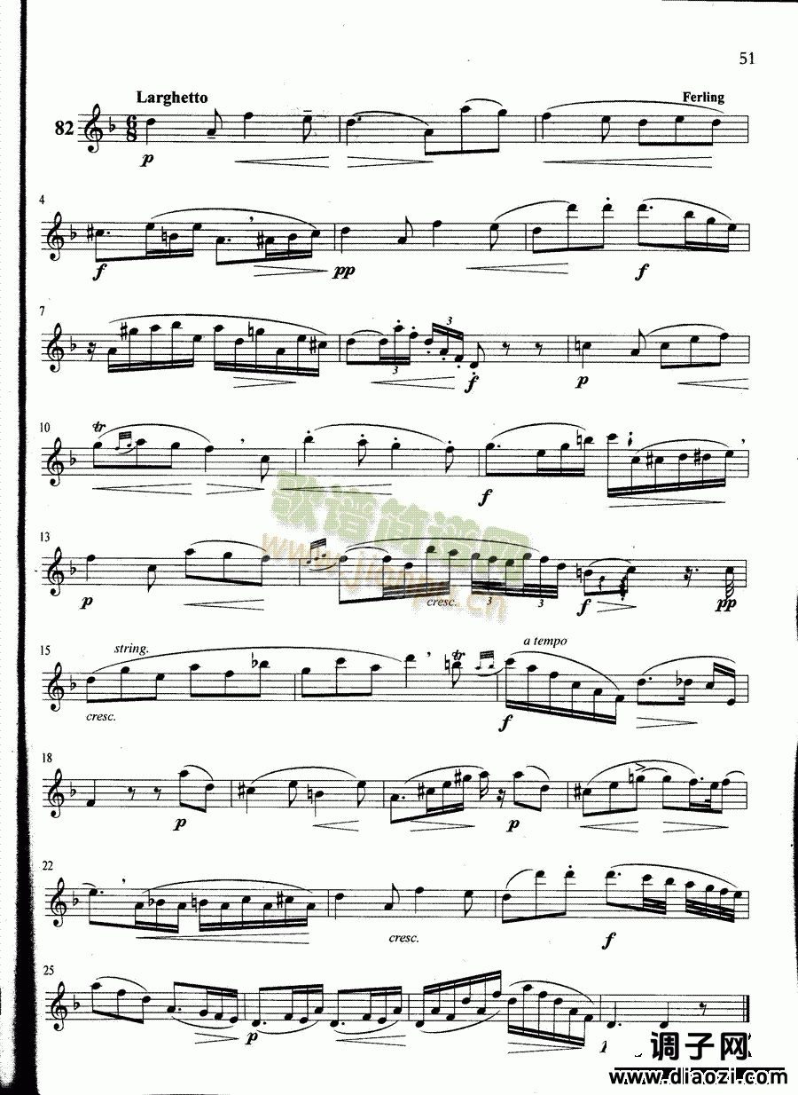 萨克斯管练习曲第100—051页