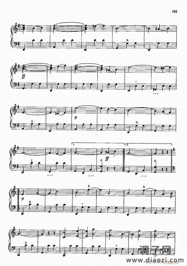 手风琴中外名曲72首101-190