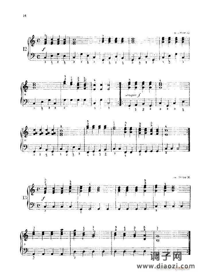 车尔尼手风琴练习曲集