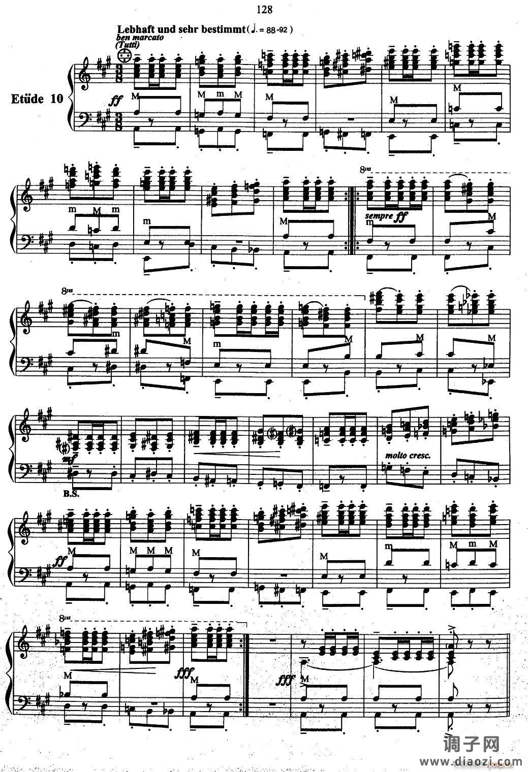 帕格尼尼主题音乐会练习曲（6—10）