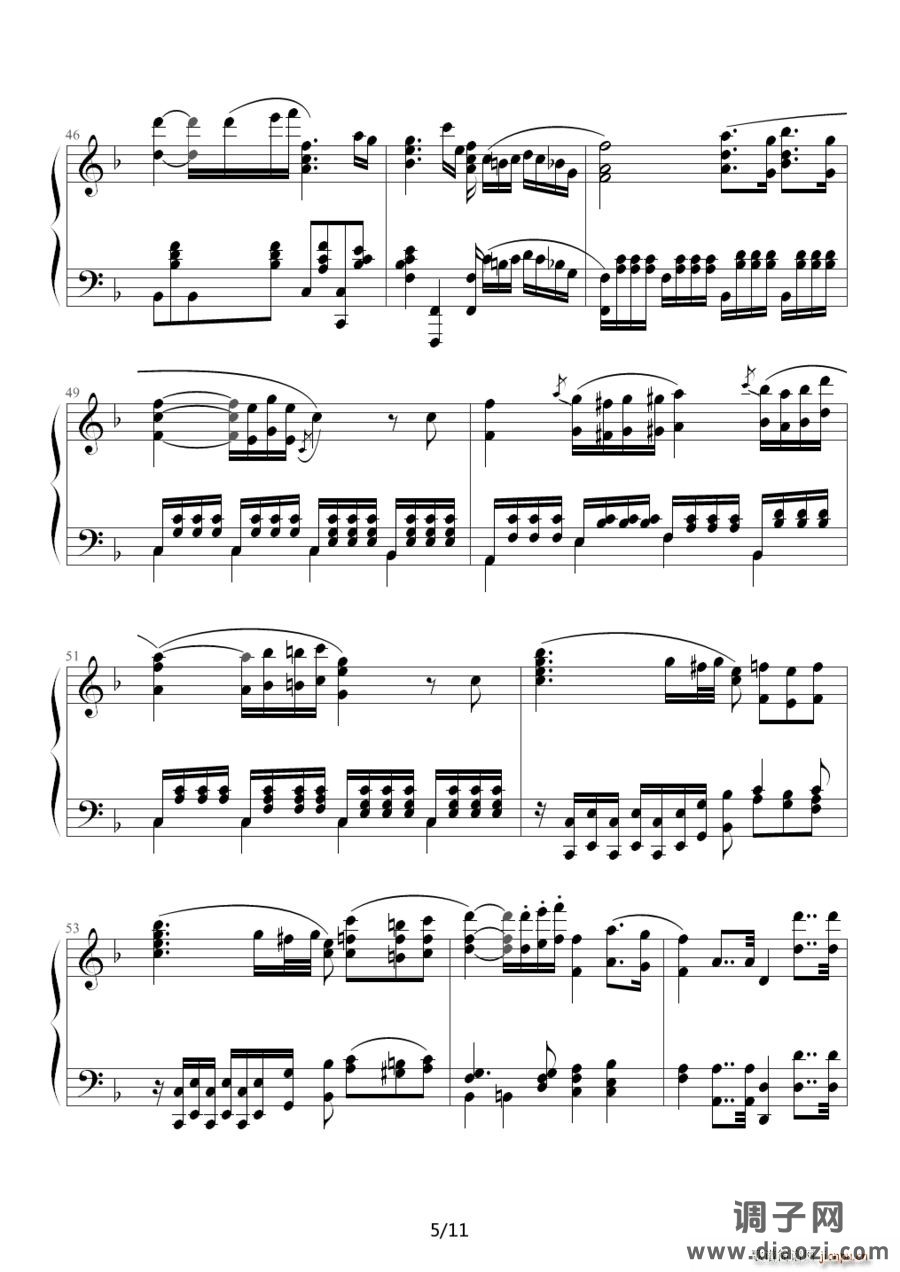 F大调浪漫曲（Romance No 2 Op 50 贝多芬）（根据同名小提琴曲改编）