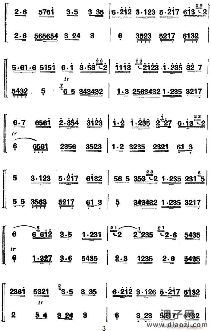 江南丝竹乐曲 中花六板（二胡 箫）