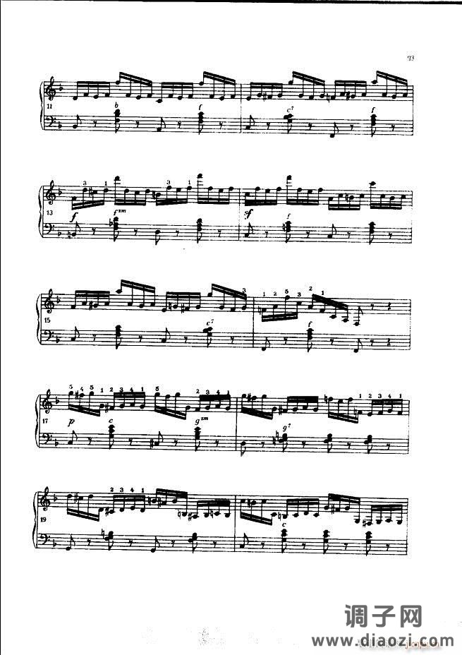 车尔尼手风琴练习曲集 Ⅲ