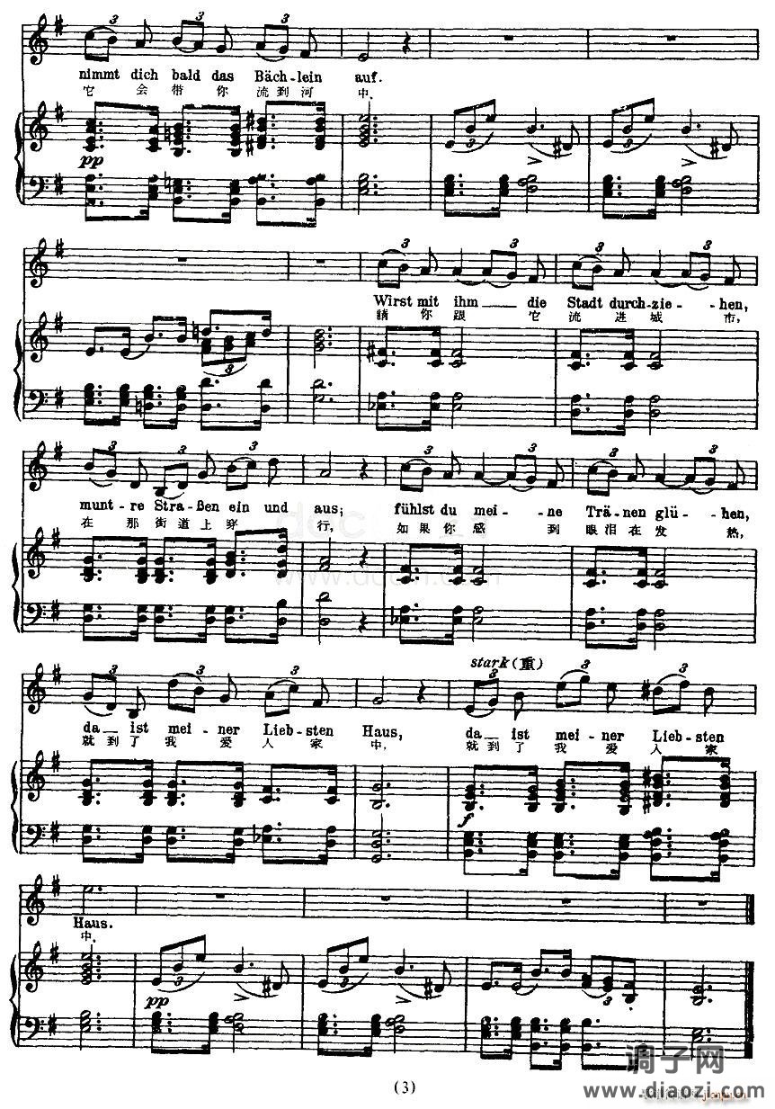 泪河（中外文对照版、正谱 [奥]）