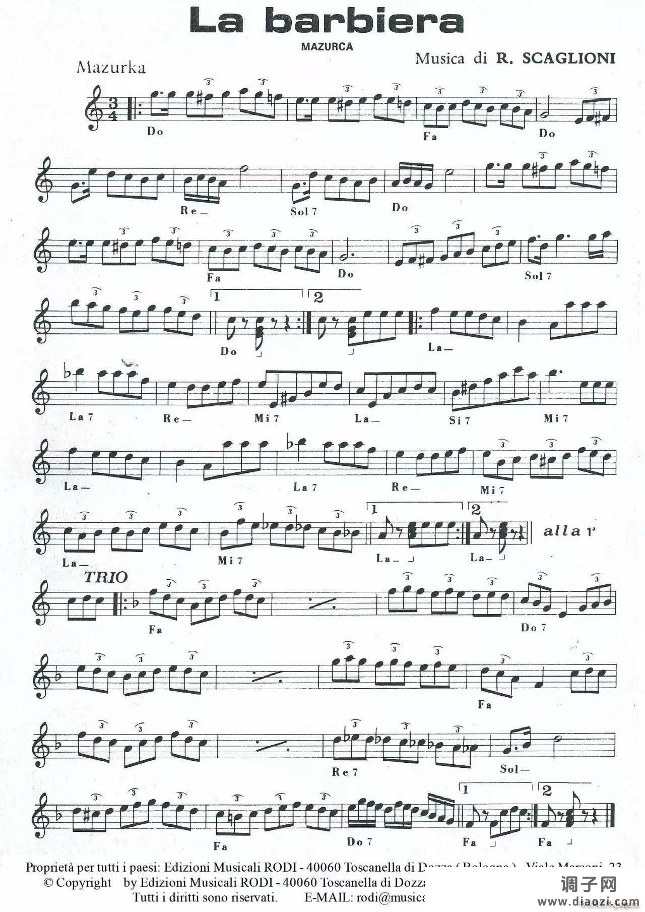 理发师（手风琴 高清版）