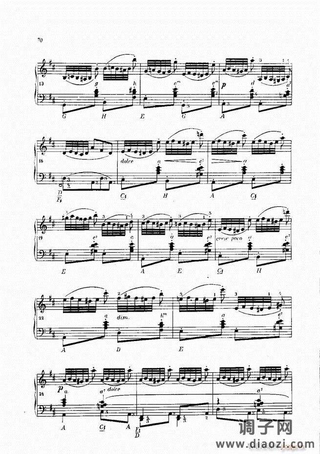 车尔尼手风琴练习曲集 Ⅳ