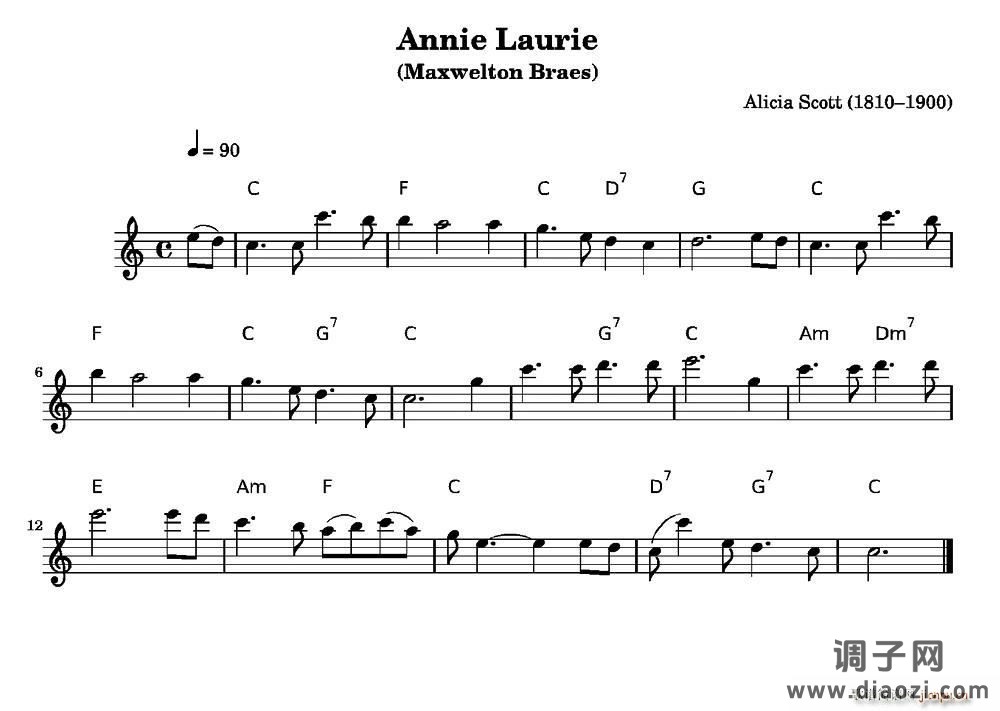 安妮萝莉(Annie Laurie)