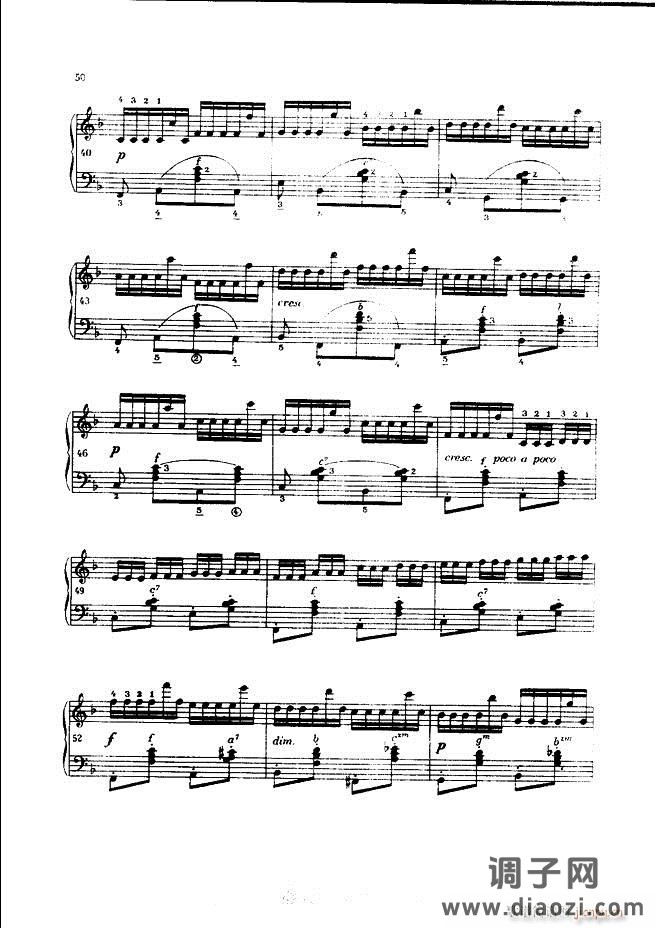 车尔尼手风琴练习曲集 Ⅲ