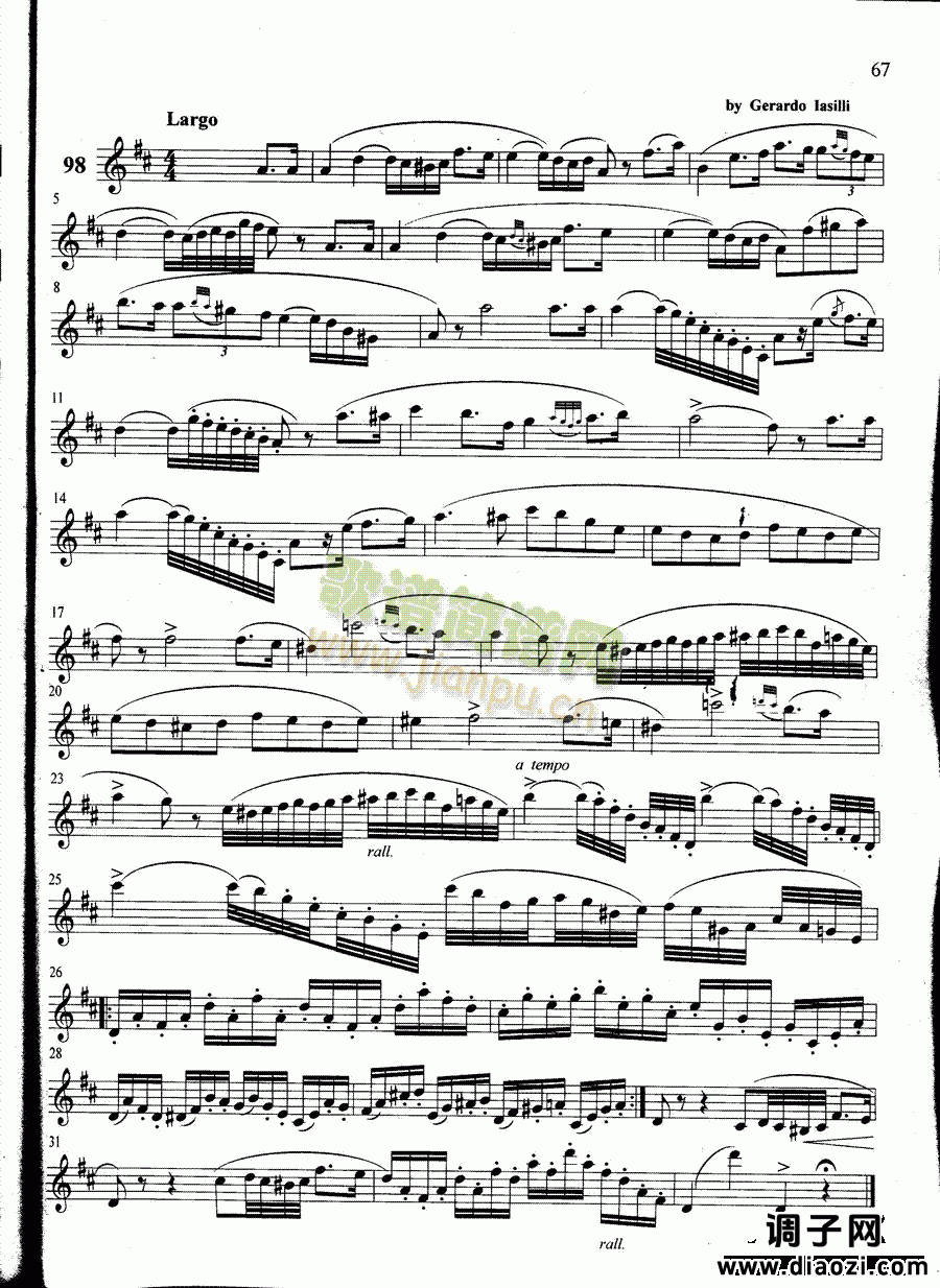 萨克斯管练习曲第100—067页