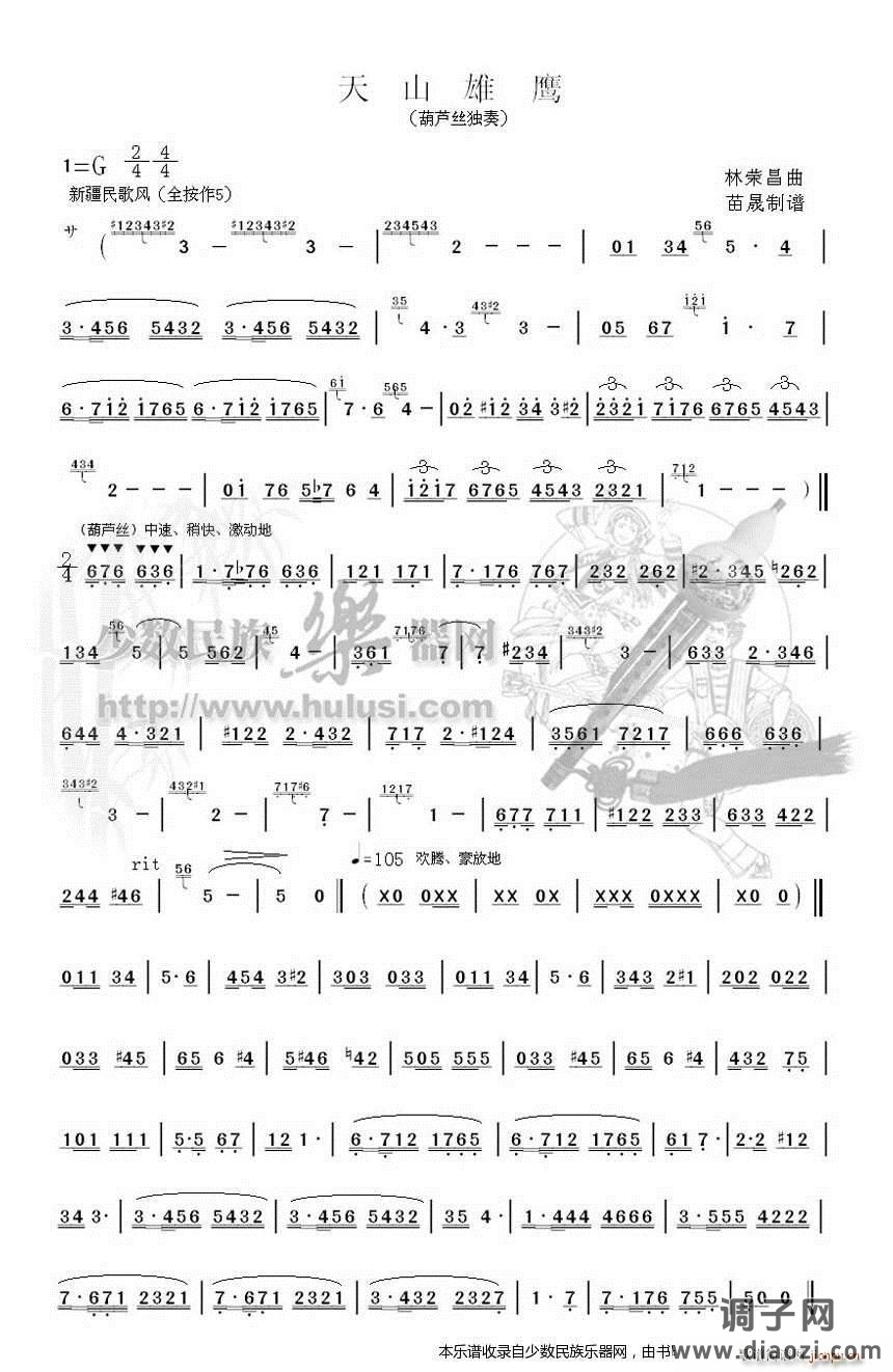 林荣昌《天山雄鹰》葫芦丝