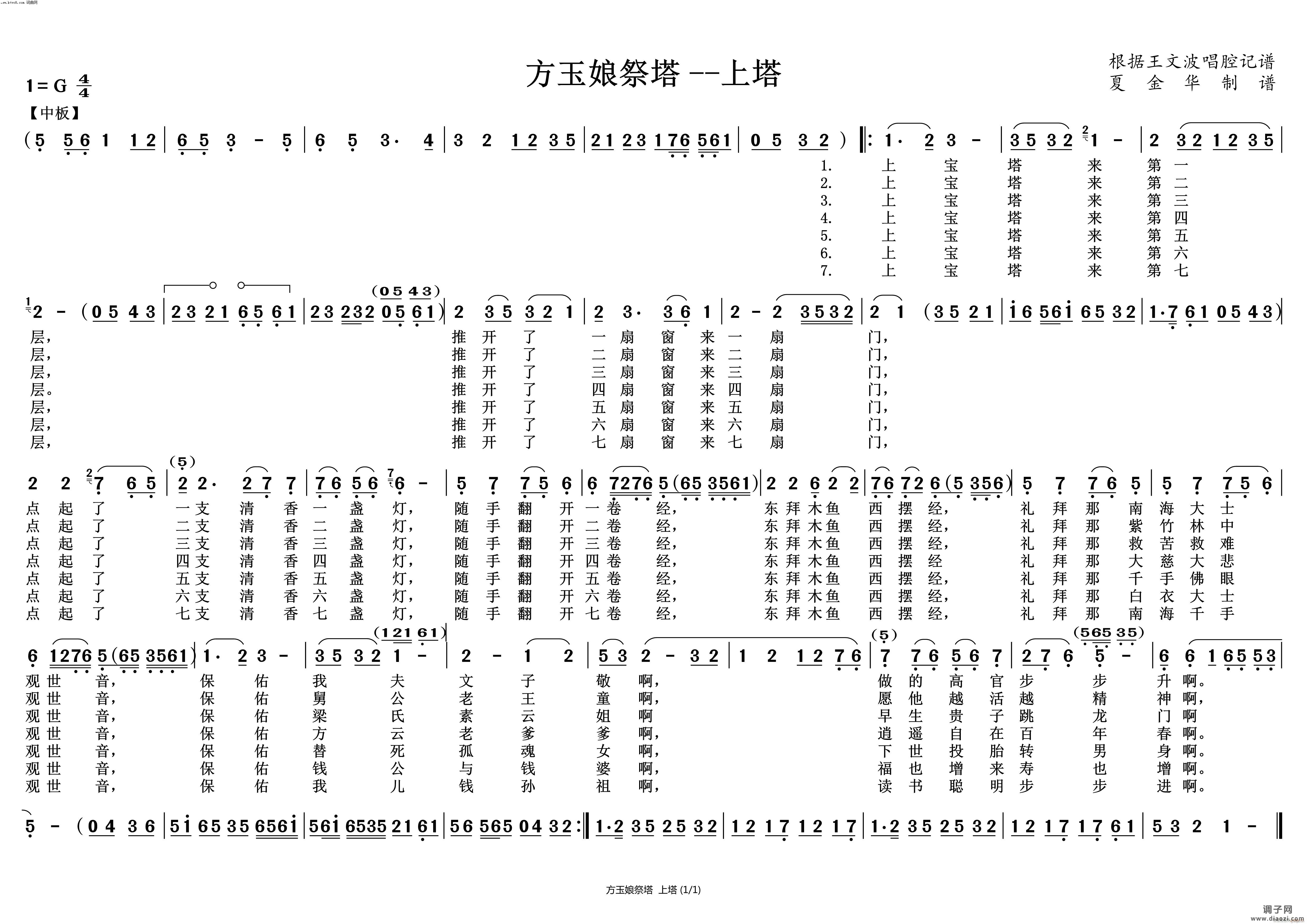 上塔(方玉娘祭塔)