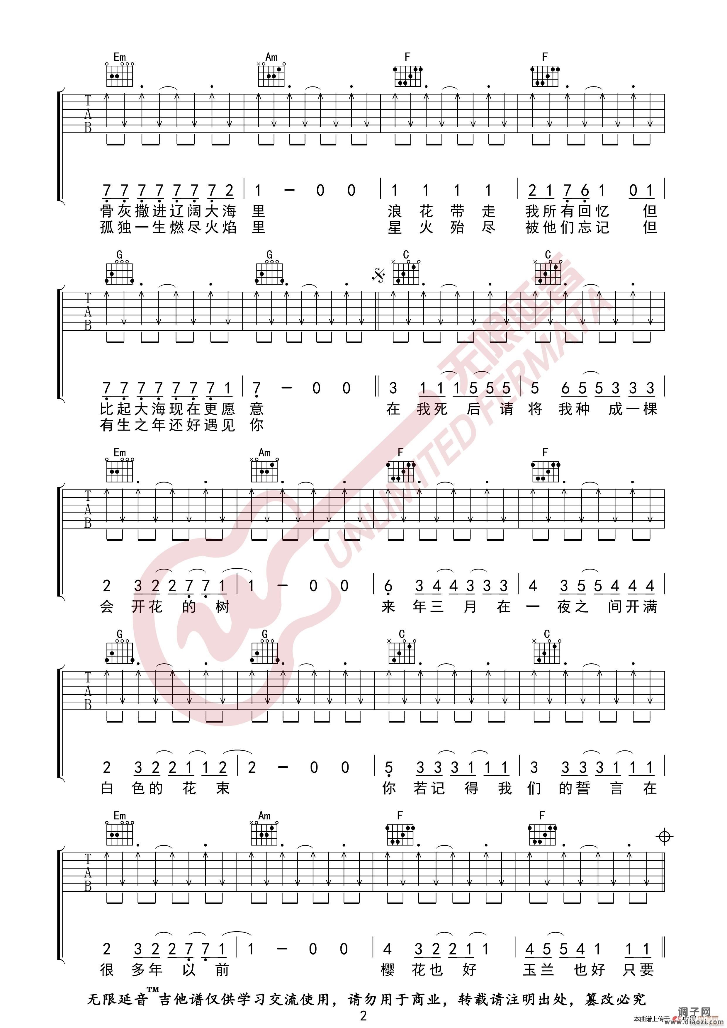 谢春花 一棵会开花的树 （无限延音编配）