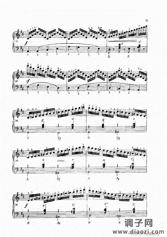 车尔尼手风琴练习曲集 Ⅳ