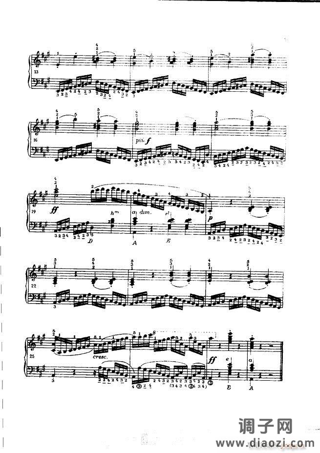 车尔尼手风琴练习曲集 Ⅲ