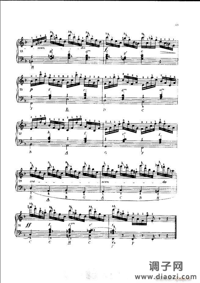 车尔尼手风琴练习曲集 Ⅲ