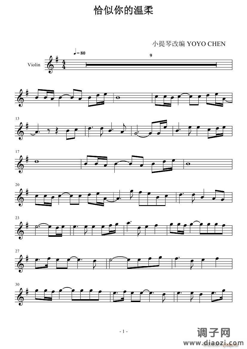 恰似你的温  提琴