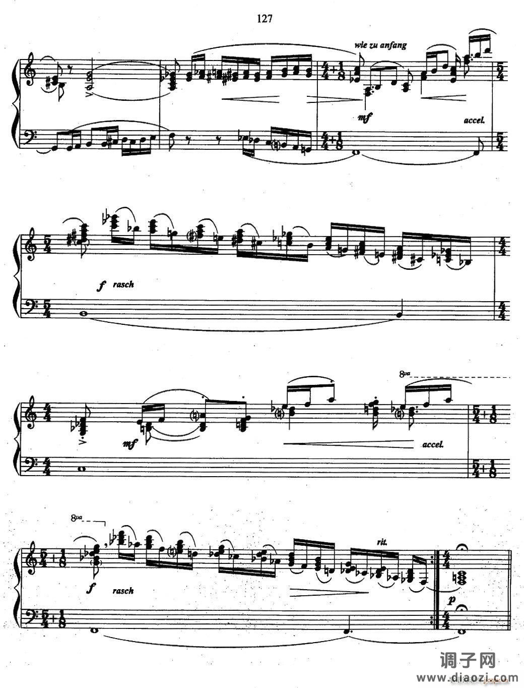 帕格尼尼主题音乐会练习曲（6—10）