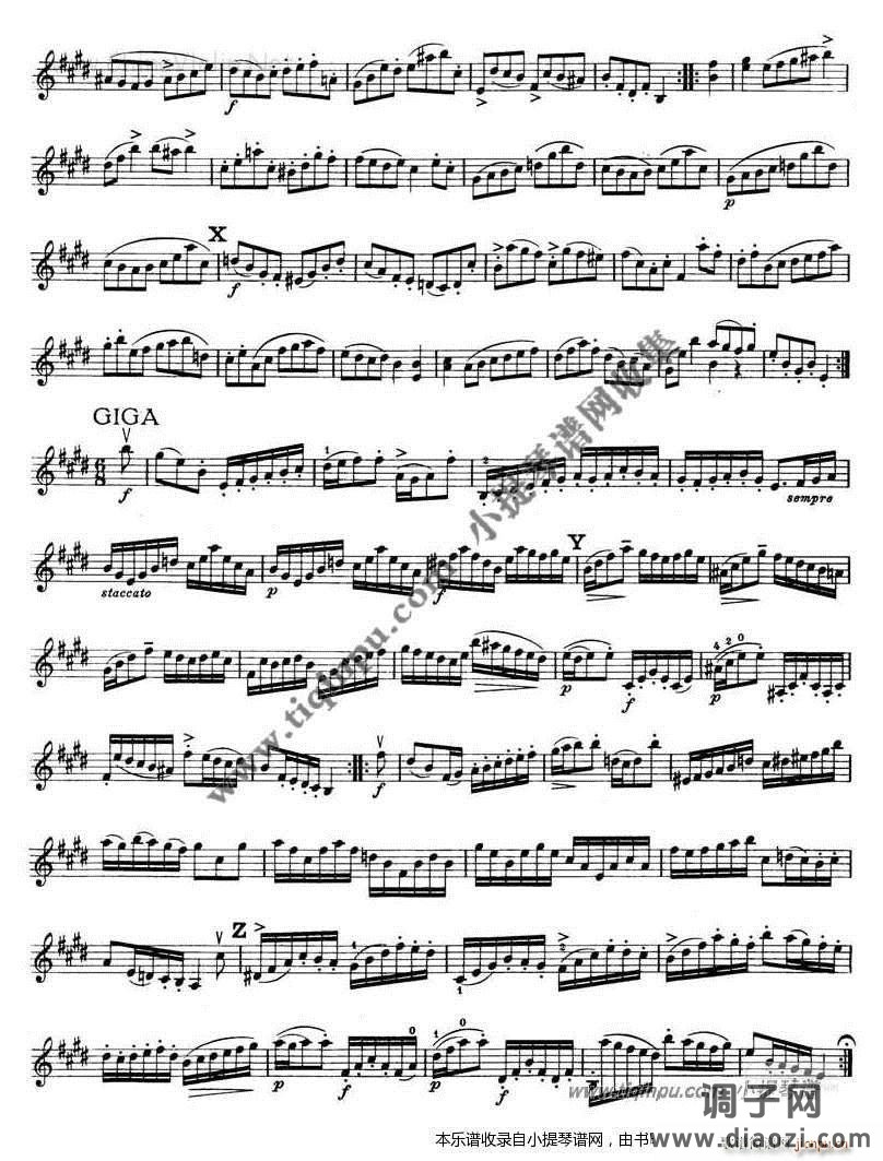 巴赫六首小提琴无伴奏奏鸣曲及组曲1006