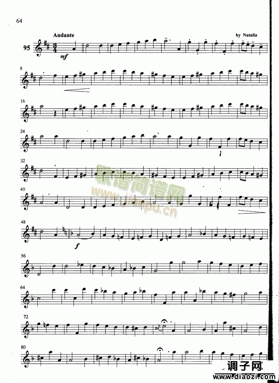 萨克斯管练习曲第100—064页