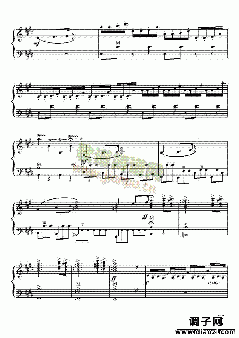 十级乐曲《诺恩吉亚幻想曲》 键盘类 手风琴