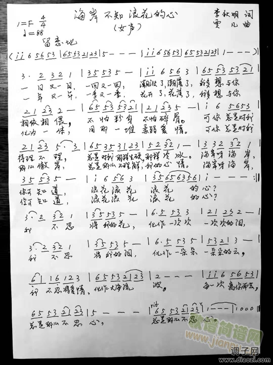 海岸不知浪花的心、怀念老师、怀念挚友