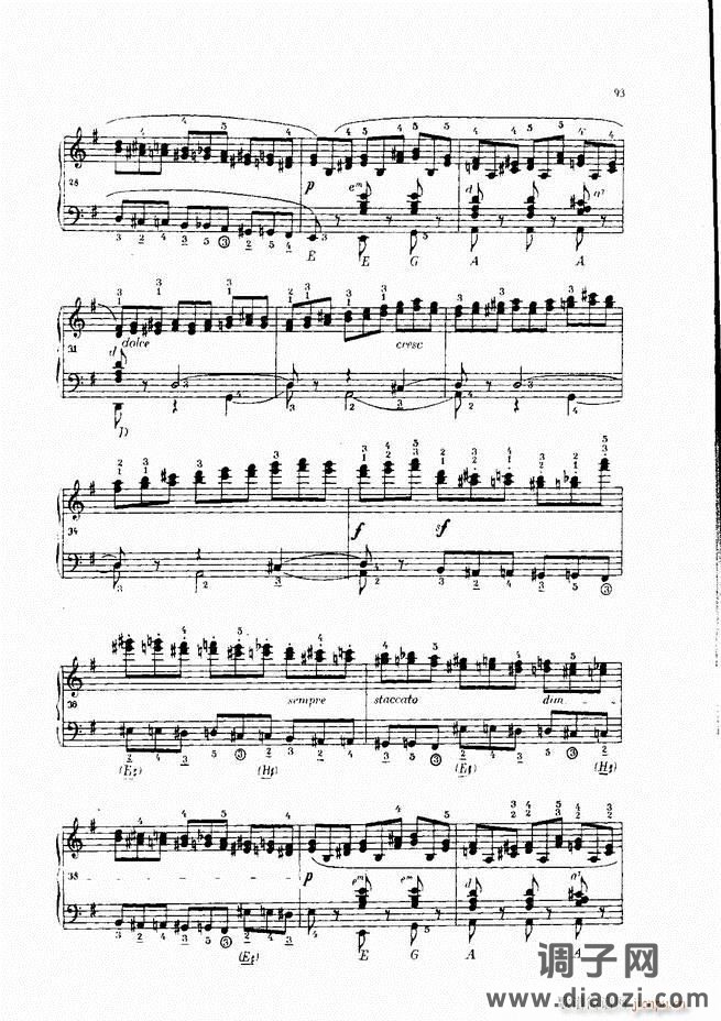 车尔尼手风琴练习曲集 Ⅳ