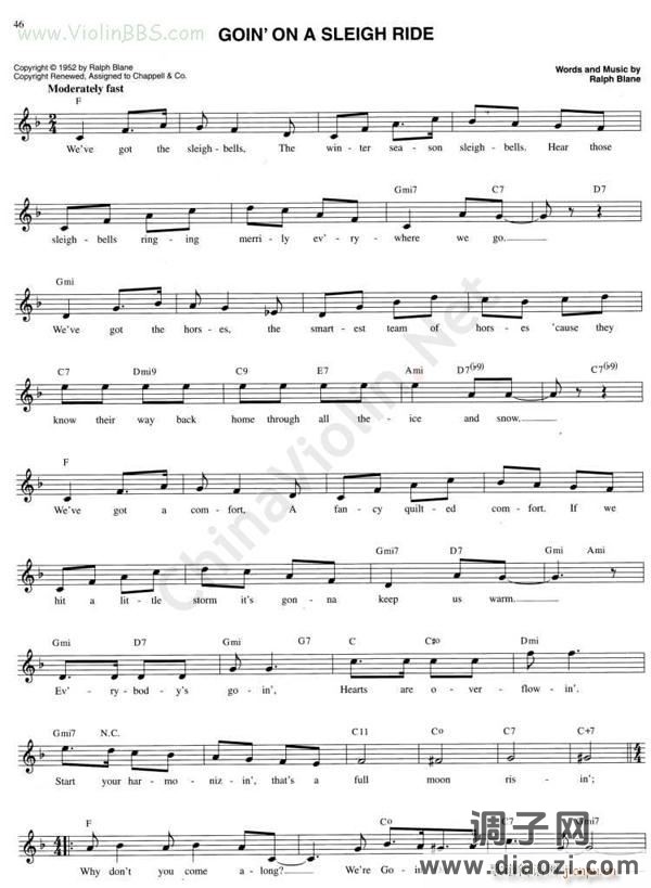 66 GOIN`ON A SLEIGH RIDE