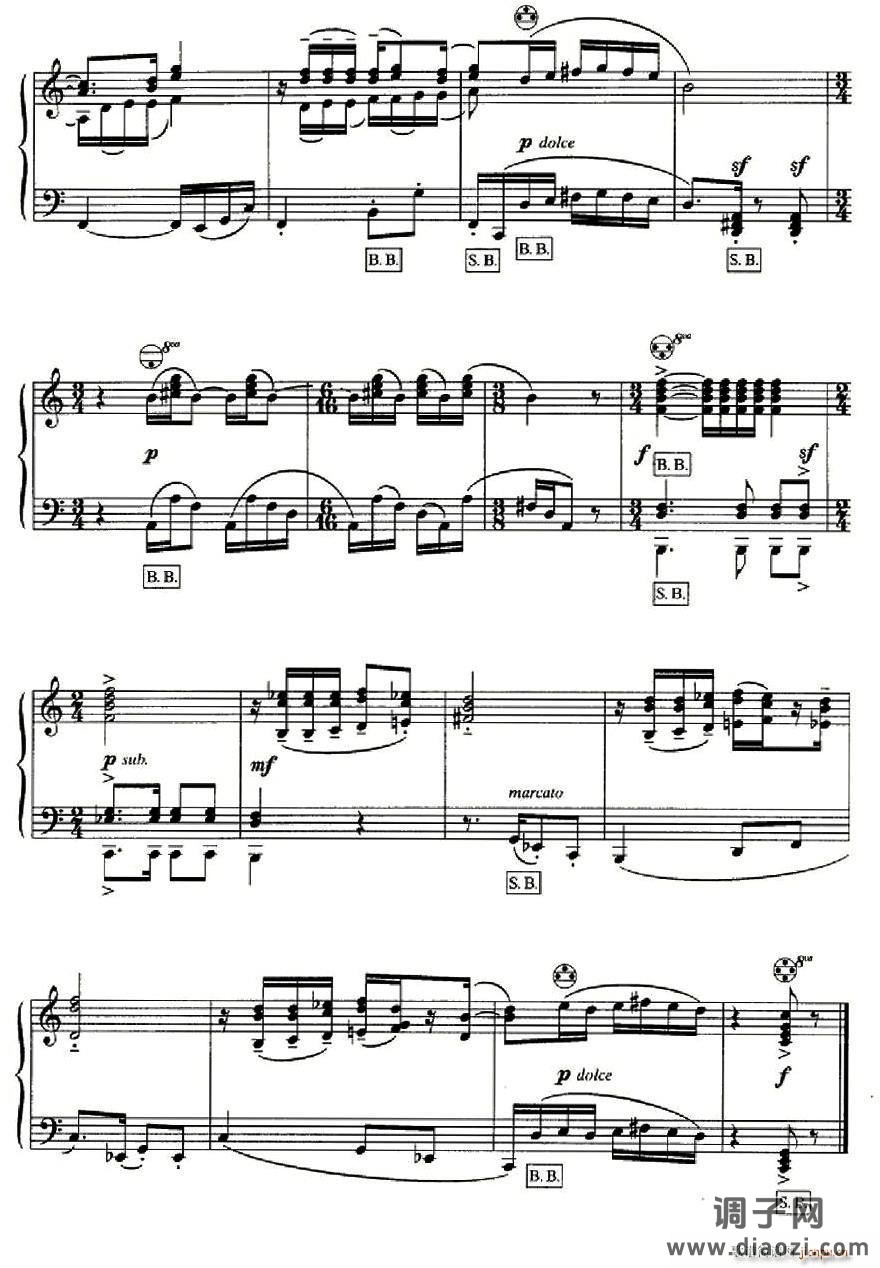 斯特拉文斯基 - 八首自由低音手风琴小品