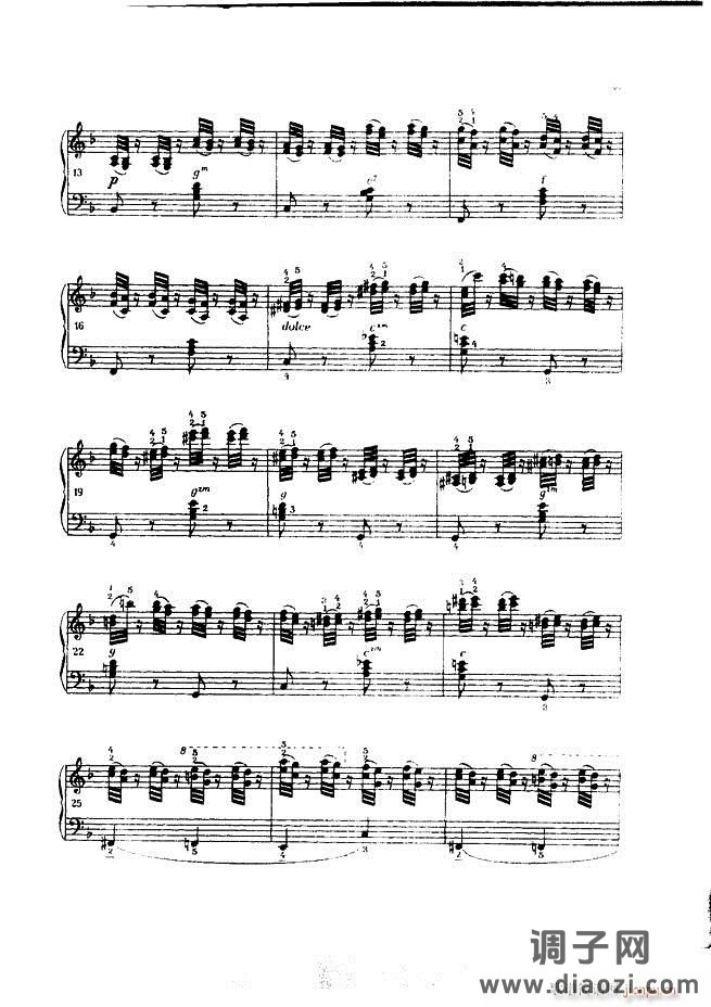 车尔尼手风琴练习曲集 Ⅲ